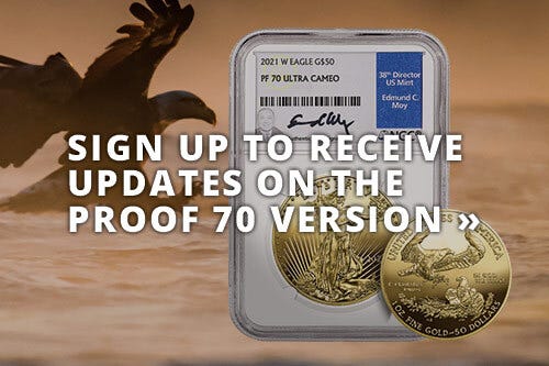 American Eagle 2021 Gold Proof Coin - U.S. Mint Launch
